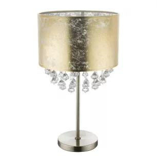 AMY - Arany textilernyős asztali lámpa - Globo-15187T3
